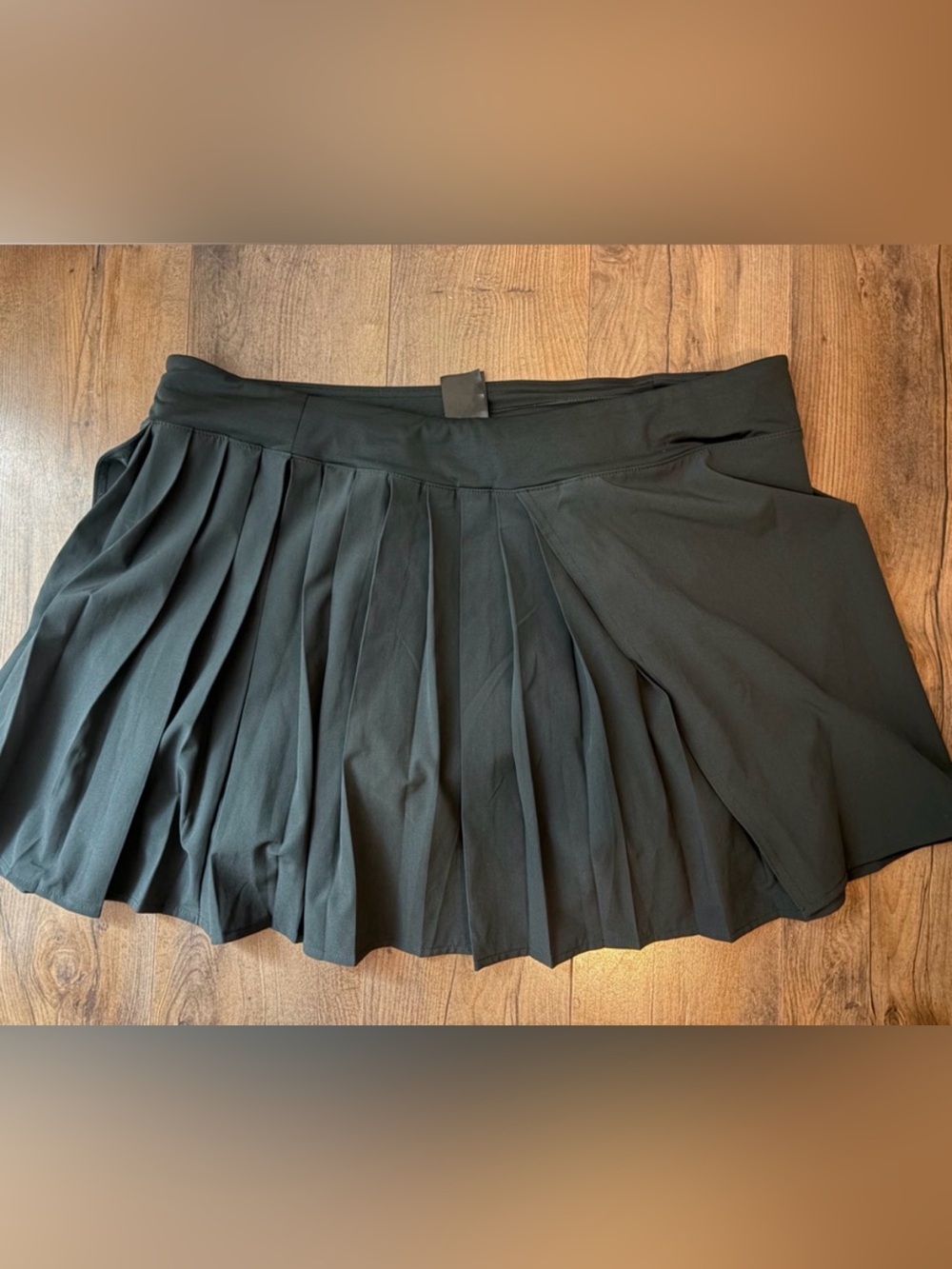 Side zip black kyoden sport skort